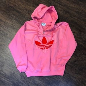NWOT PINK ADIDAS ORIGINALS SWEATSHIRT